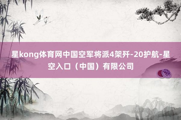 星kong体育网中国空军将派4架歼-20护航-星空入口（中国）有限公司
